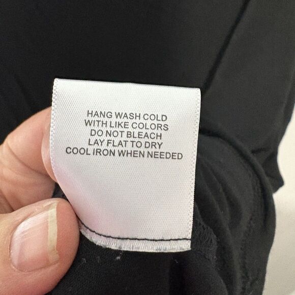 Modcloth Women's Sz 1X Black White Retro Blouse Top Keyhole Neck Short Sleeve - Picture 6 of 7